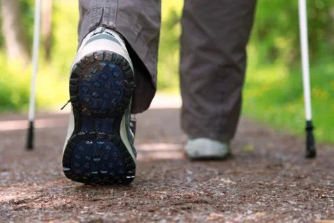 Nordic walking Stock Photos
