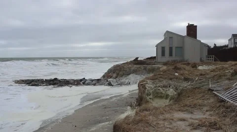 Noreaster Cape Cod Stock Footage
