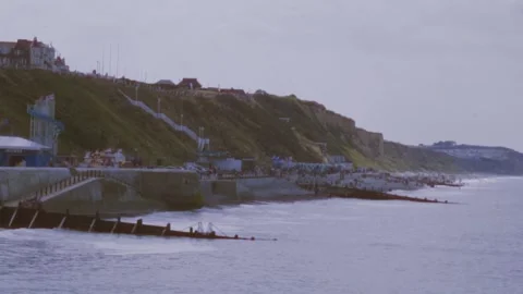 Norfolk - Beach Cliff Stock Footage 166321585