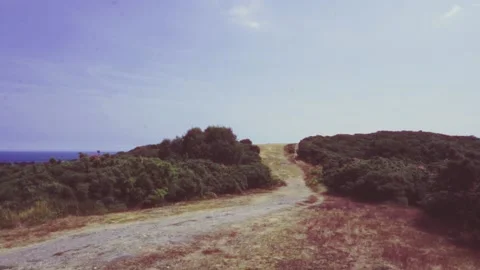 Norfolk - Hill path Stock Footage 166321606