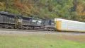 Norfolk Southern Freight Train at Horseshoe Curve 2 HD Footage