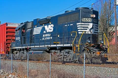 Norfolk=Southern Engine Stock Photos