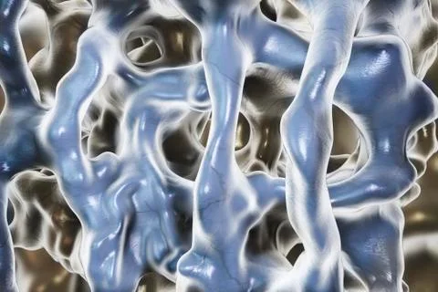 Normal bone illustration Illustrazione stock