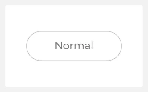 Normal button state UI element template Stockillustratie