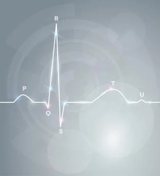 Normal Cardiogram test Stock Illustration