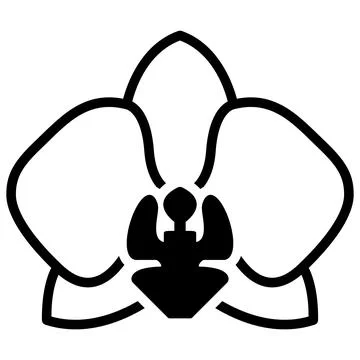 Normal Flower 5 Pointed Stock Illustration