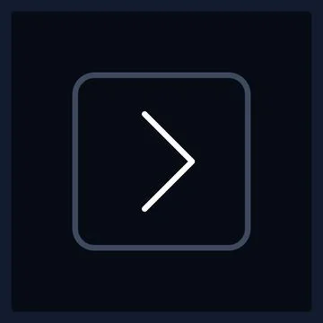 Normal forward arrow UI element template Stock Illustration