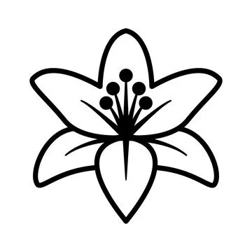 Normal Leaf 6 Pointed Stock Illustration
