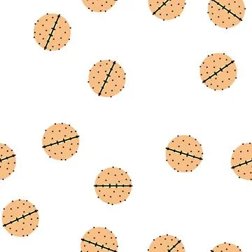 Normal line scar vector seamless pattern Stock Illustration