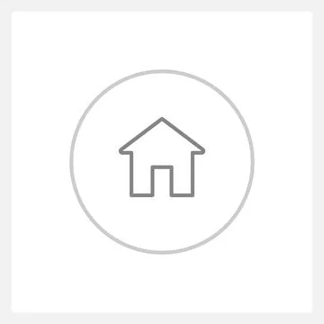 Normal mainpage button state UI element template Stock Illustration