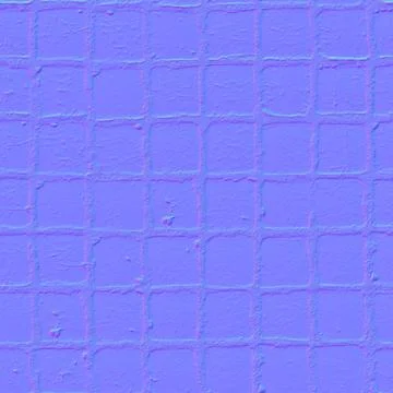 Normal map patterned tiles, high quality, natural background Stock Photos