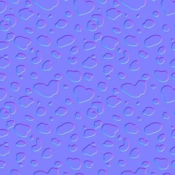 Normal map of spots background, seamless pattern texture Stock Illustration