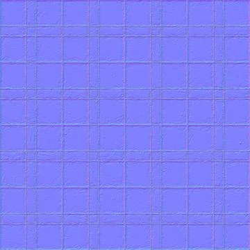 Normal map tiles texture, normal mapping Stock Illustration