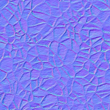 Normal map tiles texture, normal mapping Stock Illustration