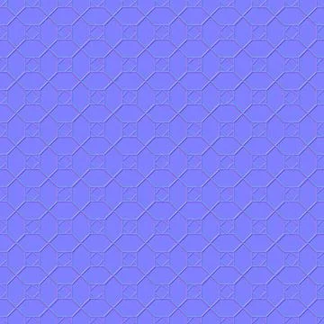 Normal map tiles texture, normal mapping Stock Illustration