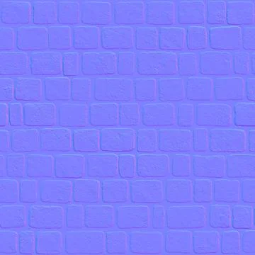 Normal map tiles texture, normal mapping Stock Illustration