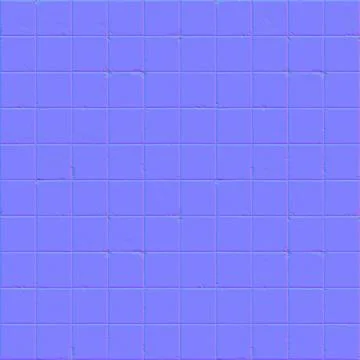 Normal map tiles texture, normal mapping Stock Illustration