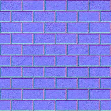 Normal map tiles texture, normal mapping Stock Illustration