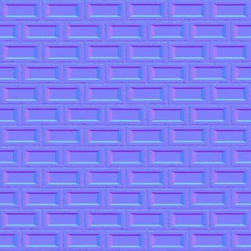 Normal map tiles texture, normal mapping Stock Illustration