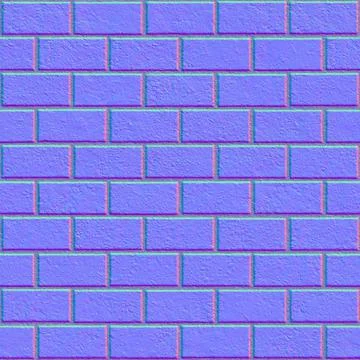 Normal map tiles texture, normal mapping Stock Illustration