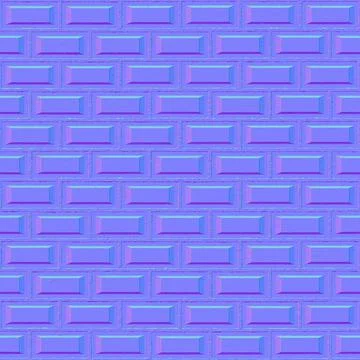 Normal map tiles texture, normal mapping Stock Illustration