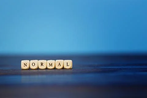 Normal sign with copy space Stock Photos