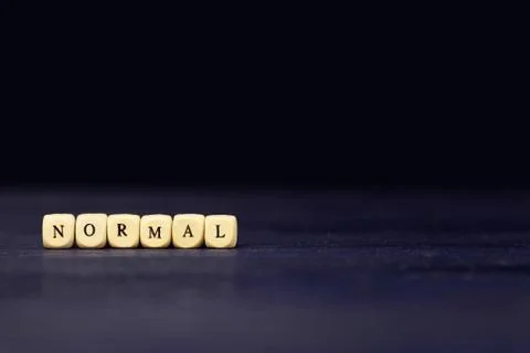 Normal sign with copy space Stock Photos