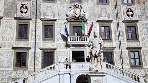 Normale university in Pisa Stock Footage 82750428