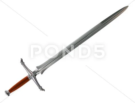 Norman battle sword Stock Illustration