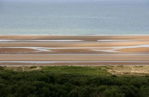 Normandy beach Stock Photos