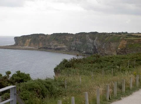 Normandy beach Stock Photos