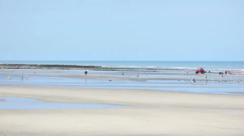 Normandy Beach timelapse 01-4K Stock Footage 53359952