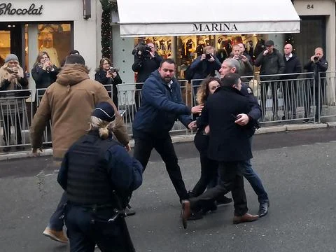 Normandy Format Summit at Elysee Palace, Paris, France - 09 Dec 2019 写真素材