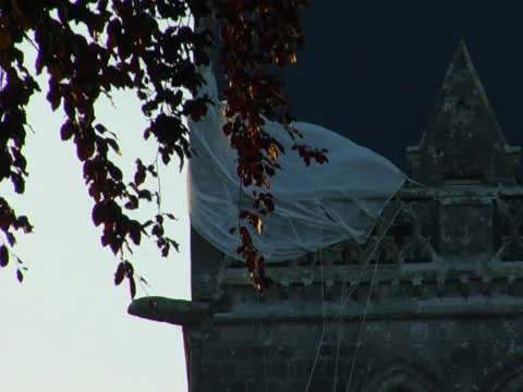 NORMANDY, SAINTE-MERE-EGLISE Stock Footage 23007706