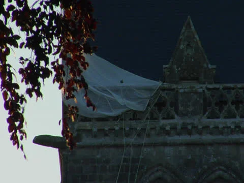 NORMANDY, SAINTE-MERE-EGLISE Stock Footage 23018138