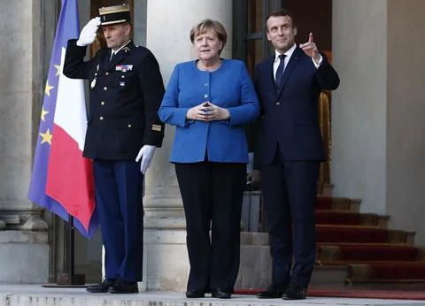 Normandy Summit Format on Ukraine in Paris, France - 09 Dec 2019 Foto stock