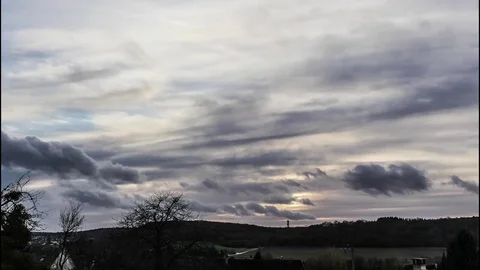 Normandy sunset timelapse HD Video stock 84787164