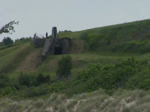 NORMANDY_OMAHA BEACH Stock Footage 22942361