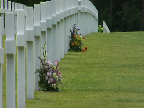 NORMANDY_OMAHA BEACH Stock Footage 22945719