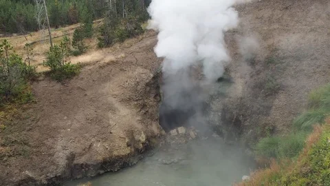 Norris Geyser Basin Stock Footage 115786065
