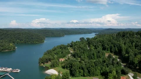 Norris Lake Press Drone 스톡 동영상 221072113