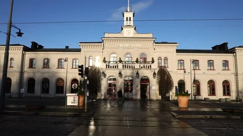 Norrköping central station Stock Footage 147737655