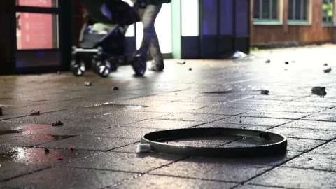 Norrkoping riot Stock Footage 180511293