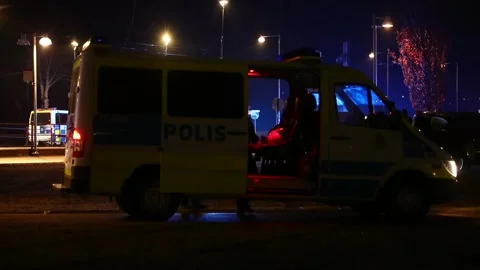 Norrkoping riot Stock Footage 180511358