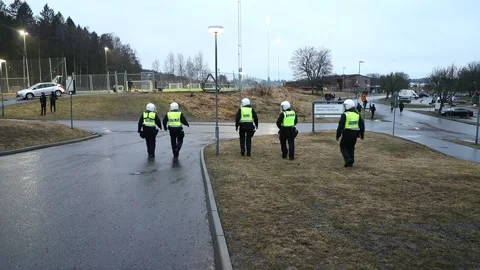 Norrkoping riot Stock Footage 180511376