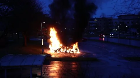 Norrkoping riot Stock-Footage 180511386