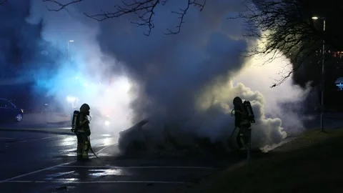Norrkoping riot Stock Footage 180511490