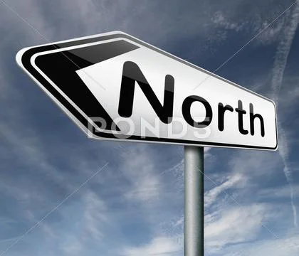 Nort arrow Stock Illustration