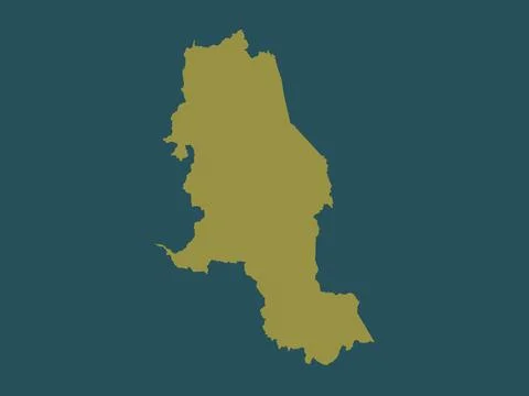 Norte de Santander, Colombia. Solid color shape Stock Illustration