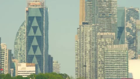 North American city under a sustained heat wave warnings 库存影片 337966375